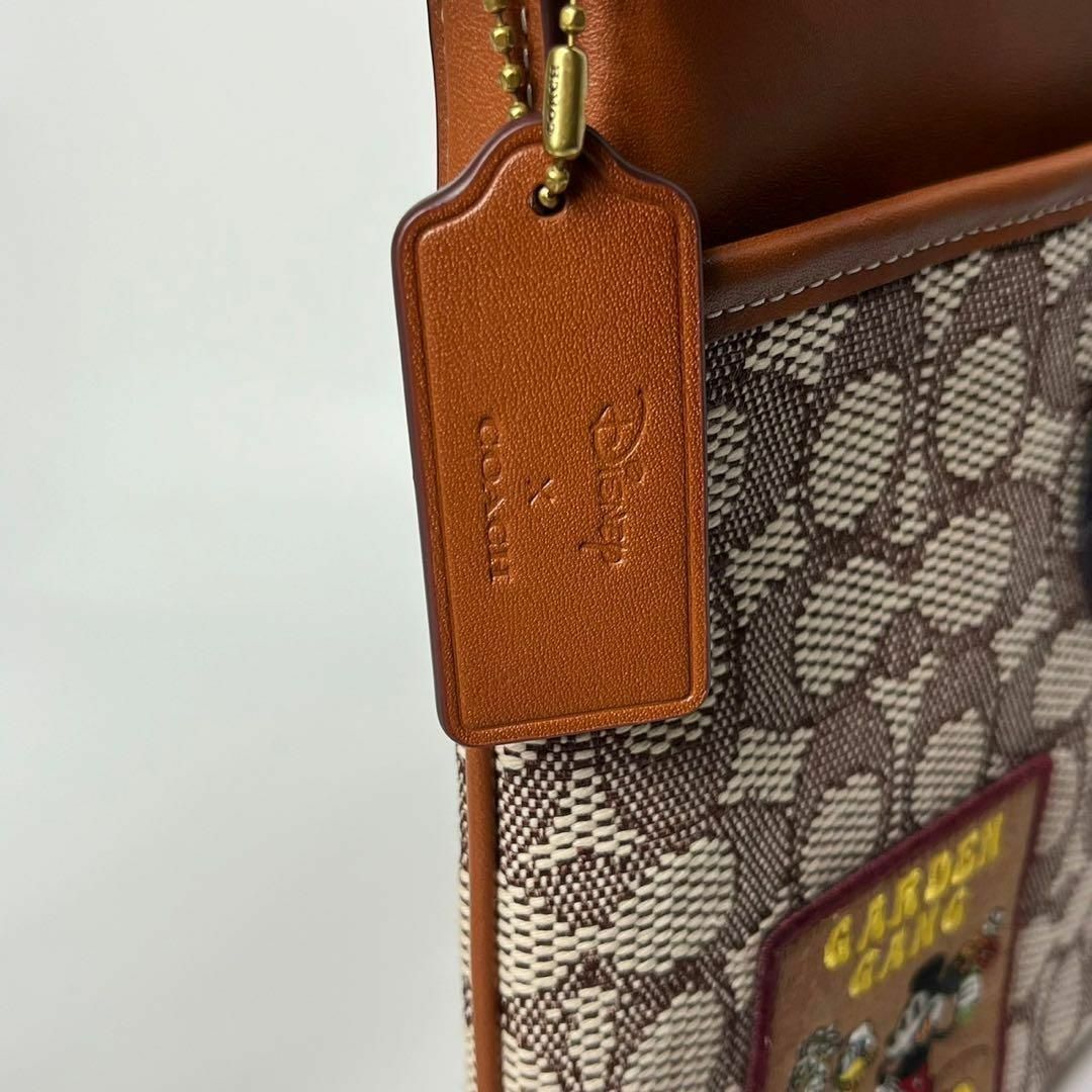 COACH(コーチ)の【美品】COACH コーチ シグネチャー ディズニーコラボ　ショルダーバッグ レディースのバッグ(ショルダーバッグ)の商品写真