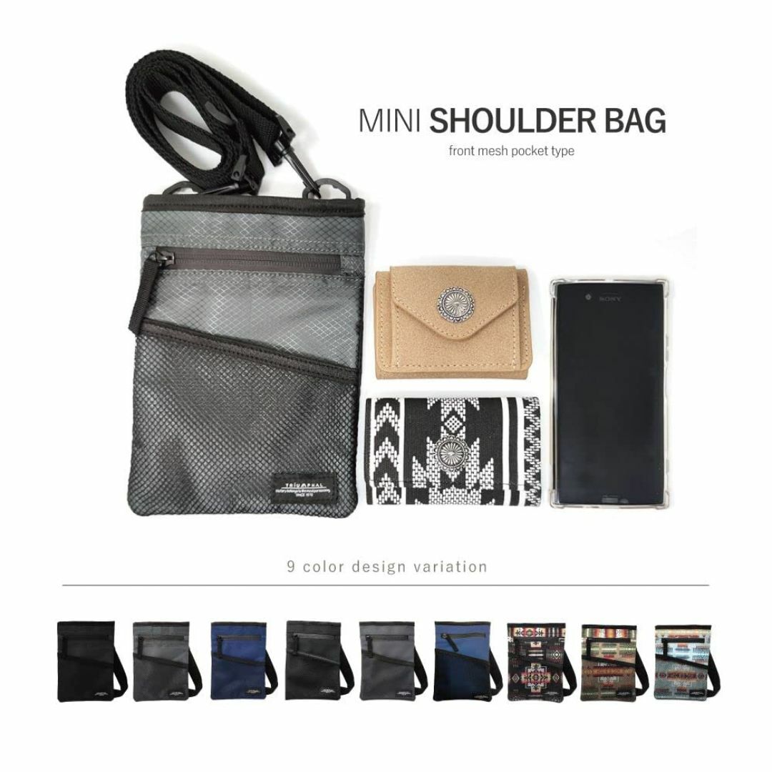 【色: 002:チャコールグレー】[ＴＲＩＵＭＰＨＡＬ] ミニショルダー バッグ メンズのバッグ(その他)の商品写真