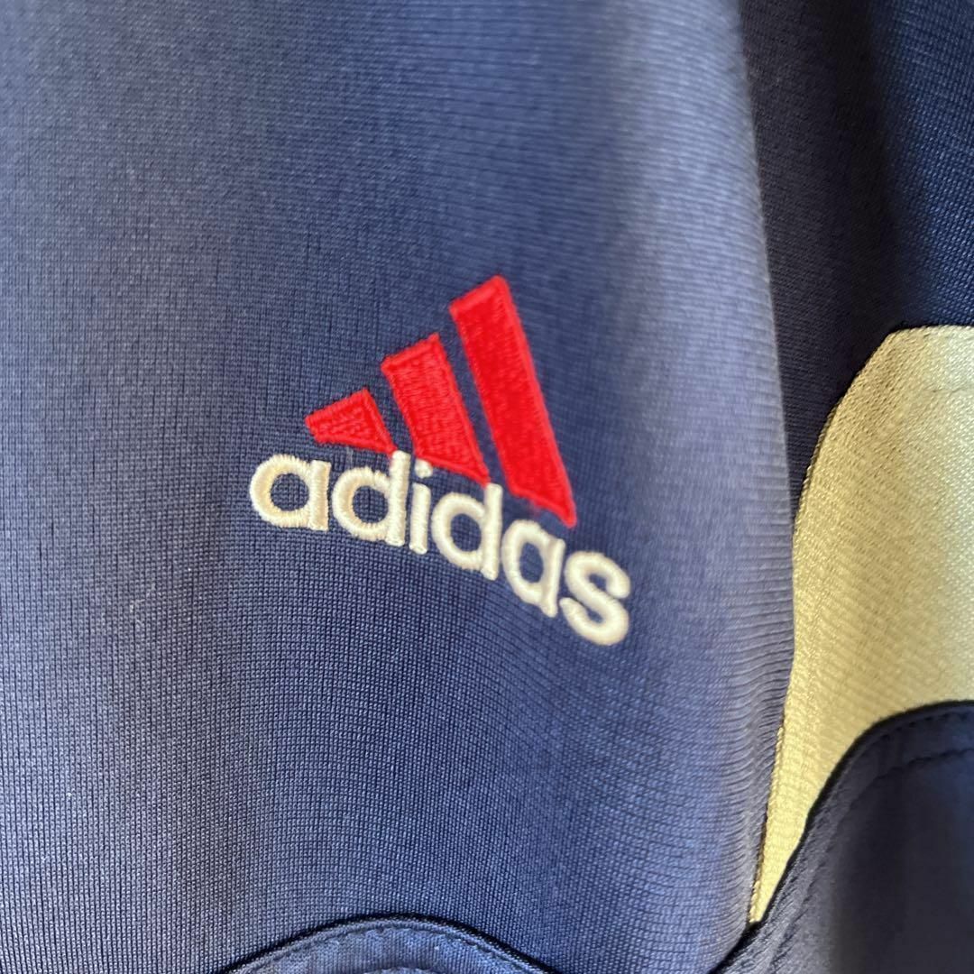 adidas(アディダス)のT2 アディダス　ジップアップジャケット　ヴィンテージ　刺繍ロゴ　Oメンズ メンズのトップス(ジャージ)の商品写真