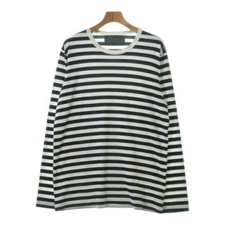 Y's for men Tシャツ・カットソー 3(L位) 黒x白(ボーダー) 【古着】【中古】(Tシャツ/カットソー(半袖/袖なし))