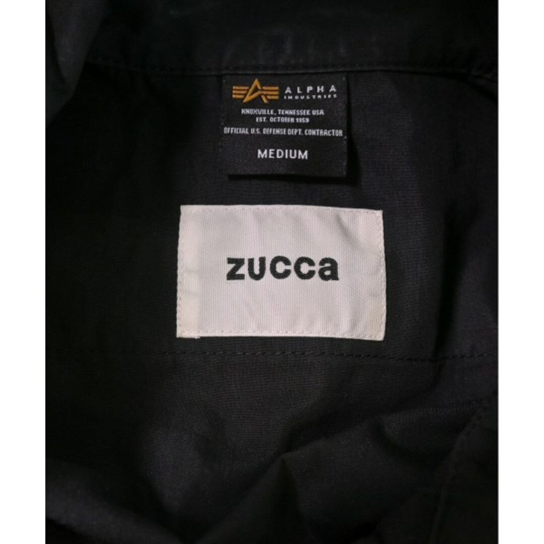ZUCCa(ズッカ)のZUCCa ズッカ ブルゾン M 黒 【古着】【中古】 メンズのジャケット/アウター(その他)の商品写真
