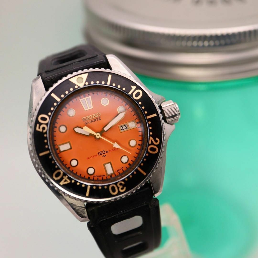 SEIKO(セイコー)の良品 SEIKO ダイバーウォッチ デイト ラウンド メンズ腕時計 822 メンズの時計(腕時計(アナログ))の商品写真