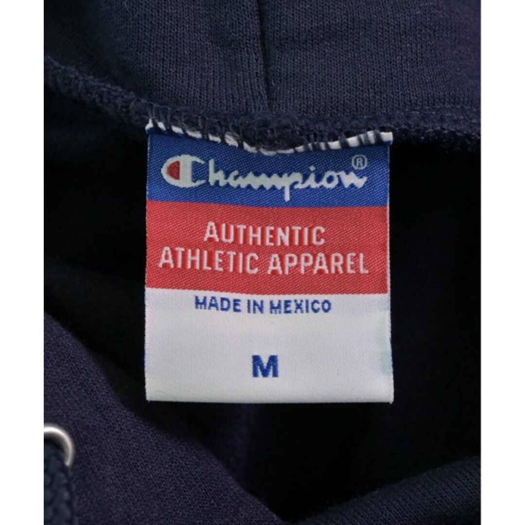 Champion(チャンピオン)のCHAMPION チャンピオン パーカー M 紺 【古着】【中古】 メンズのトップス(パーカー)の商品写真