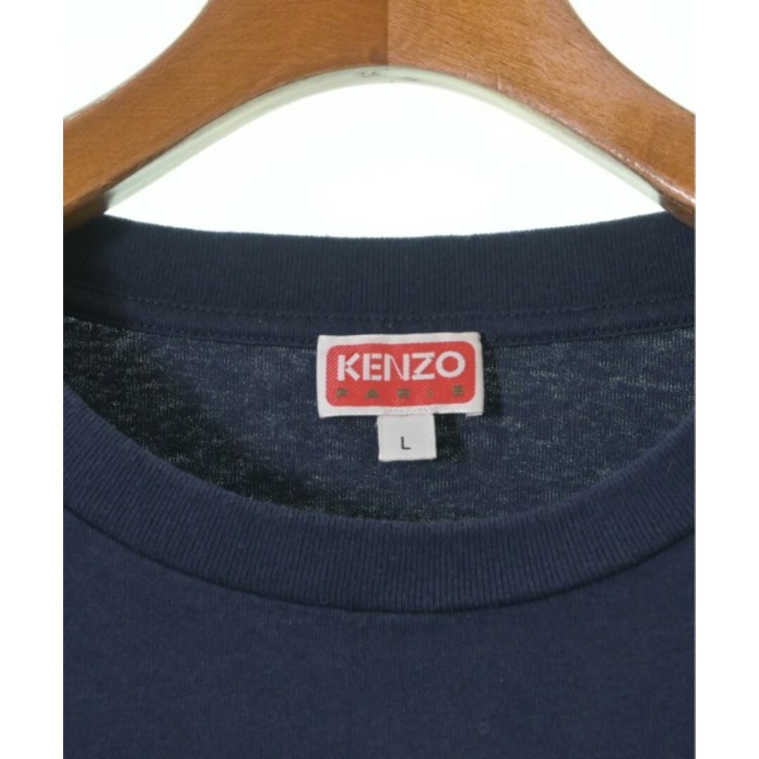 KENZO(ケンゾー)のKENZO ケンゾー Tシャツ・カットソー L 紺 【古着】【中古】 メンズのトップス(Tシャツ/カットソー(半袖/袖なし))の商品写真