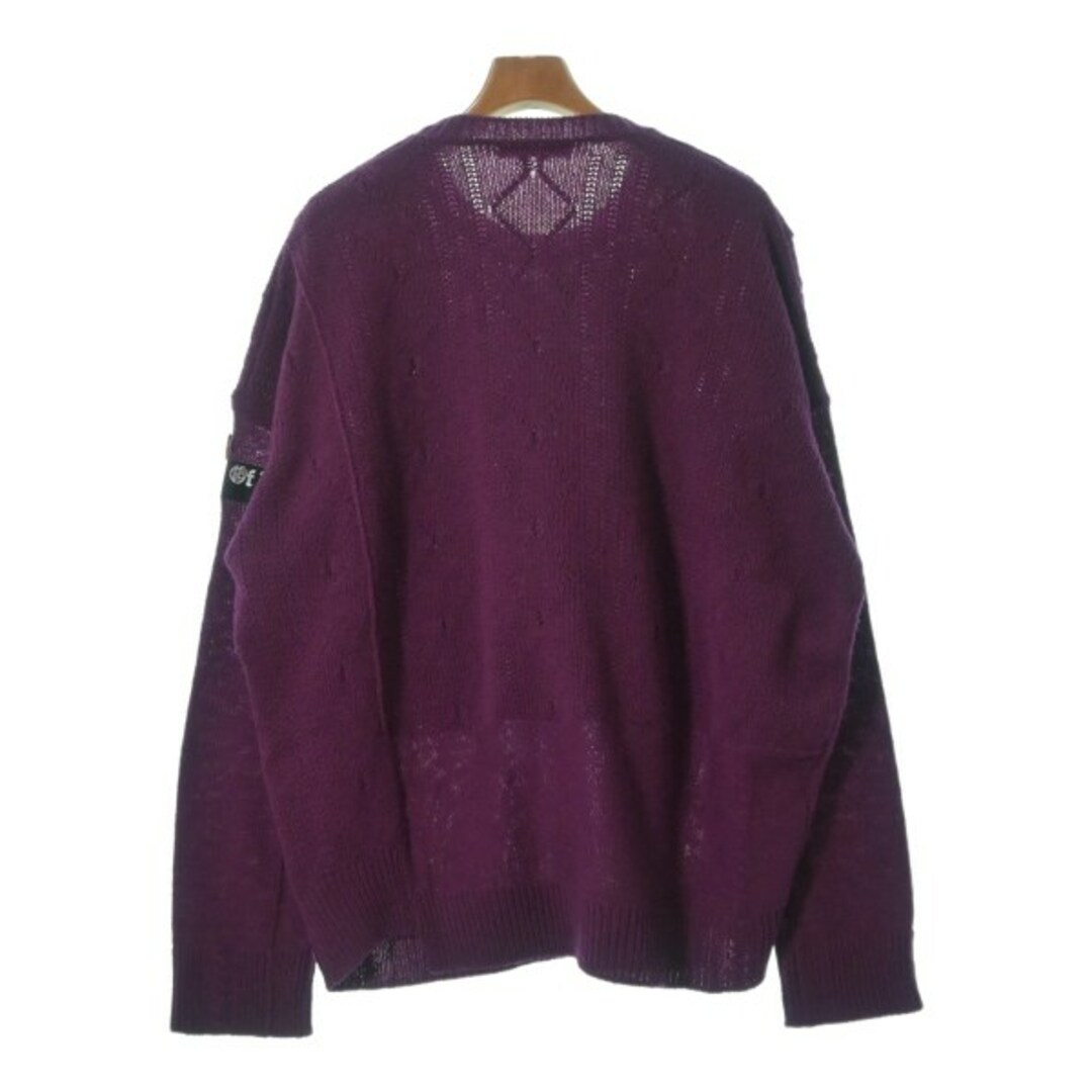 RAF SIMONS - RAF SIMONS ラフシモンズ ニット・セーター XS 紫 RAF SIMONS - RAF SIMONS ラフシモンズ ニット・セーター XS 紫