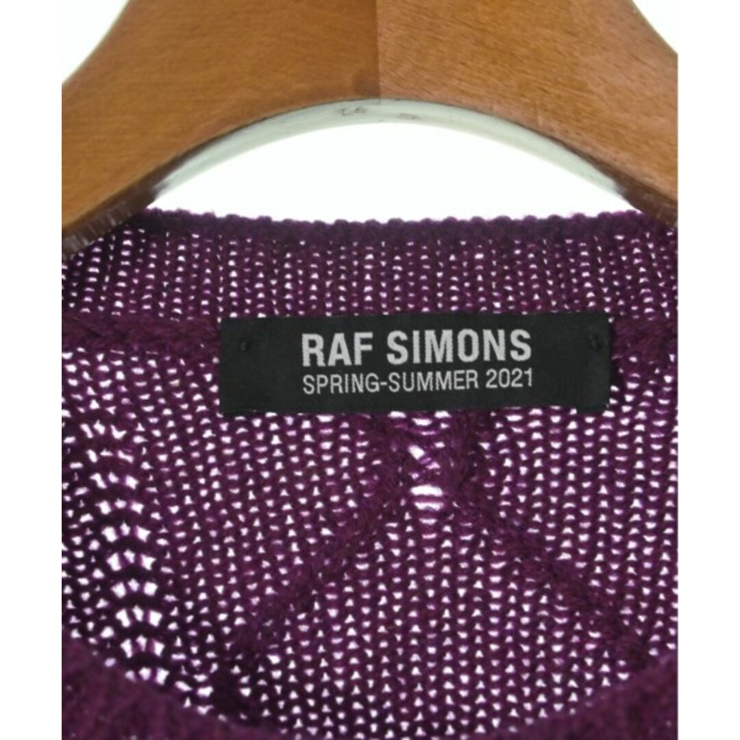 RAF SIMONS - RAF SIMONS ラフシモンズ ニット・セーター XS 紫 RAF SIMONS - RAF SIMONS ラフシモンズ ニット・セーター XS 紫