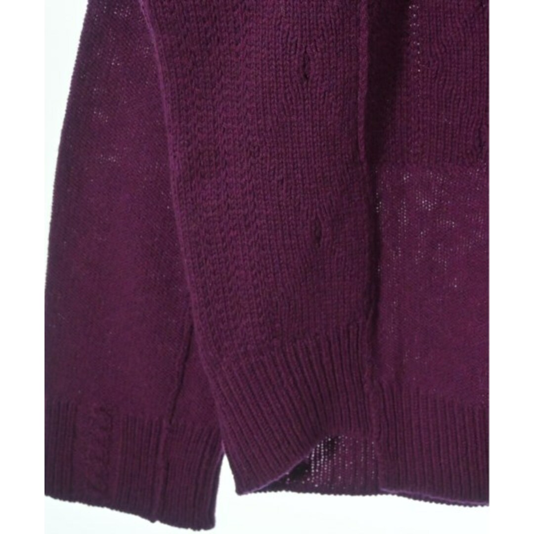 RAF SIMONS - RAF SIMONS ラフシモンズ ニット・セーター XS 紫 RAF SIMONS - RAF SIMONS ラフシモンズ ニット・セーター XS 紫