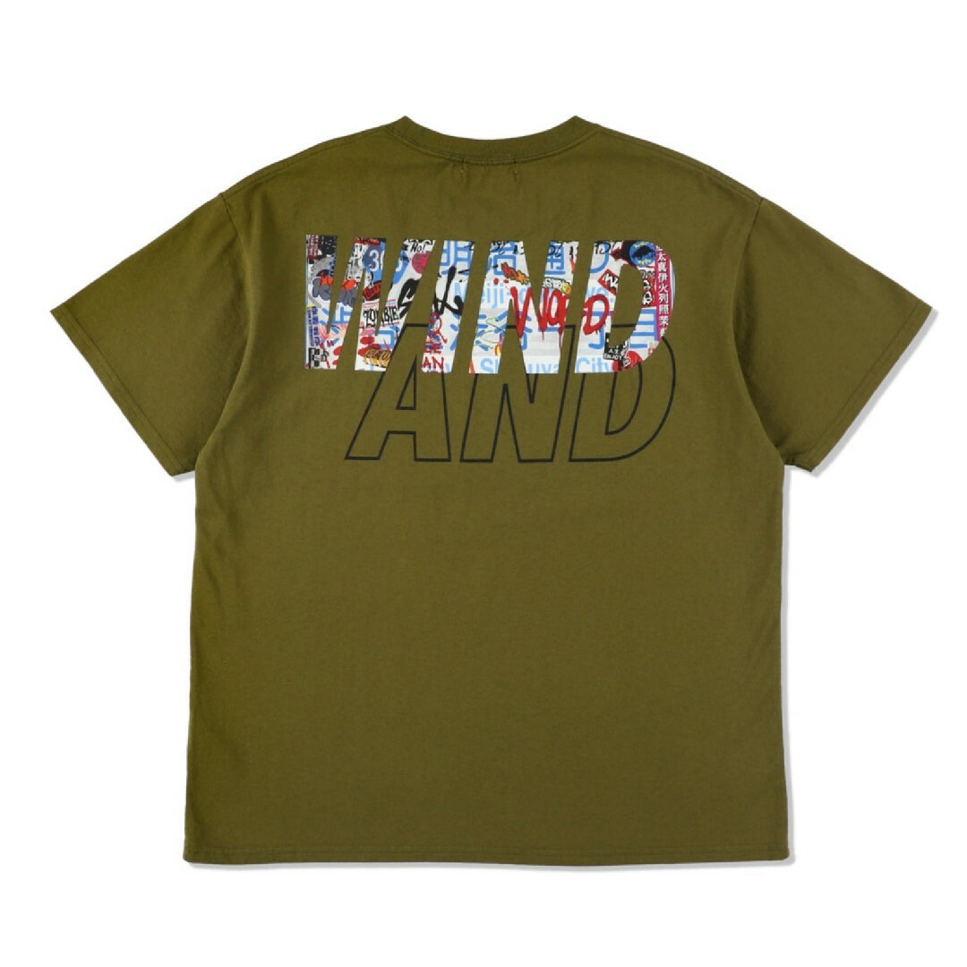 WIND AND SEA(ウィンダンシー)のLEE KANKYO × WDS S/S TEE /OLIVE メンズのトップス(Tシャツ/カットソー(半袖/袖なし))の商品写真