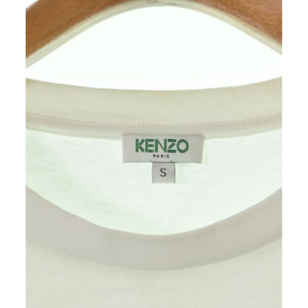 KENZO(ケンゾー)のKENZO ケンゾー Tシャツ・カットソー S 白 【古着】【中古】 メンズのトップス(Tシャツ/カットソー(半袖/袖なし))の商品写真