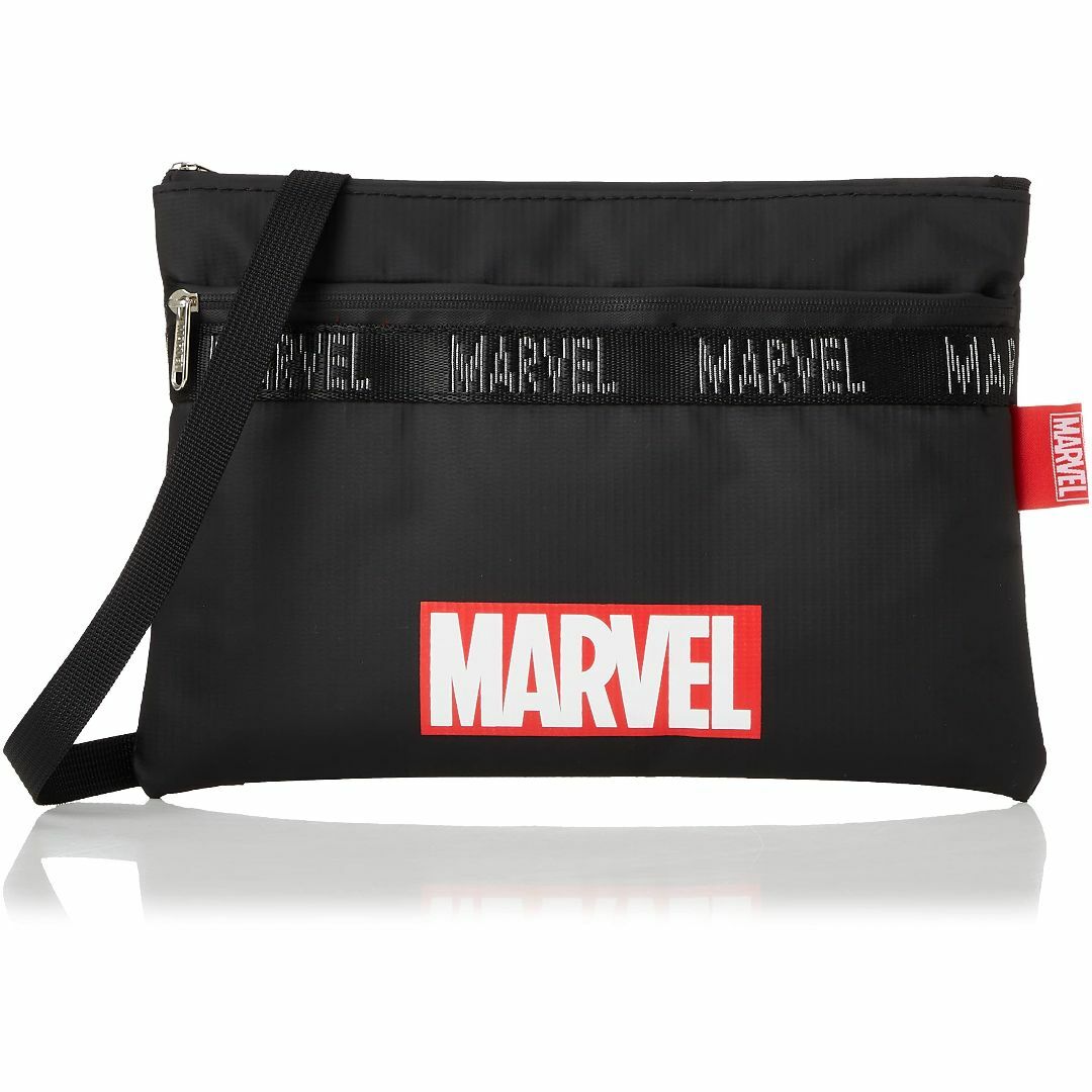 【人気商品】丸眞 サコッシュ Marvel マーベル ロゴ ロゴポイント 250 レディースのバッグ(その他)の商品写真