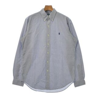 ラルフローレン(Ralph Lauren)のRalph Lauren カジュアルシャツ M 紺x白(チェック) 【古着】【中古】(シャツ)