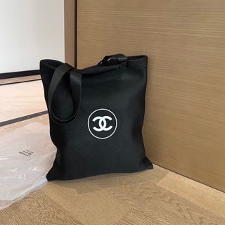 CHANEL - CHANEL CCロゴ　ノベルティ 【新品未使用】トートバッグ ブラック