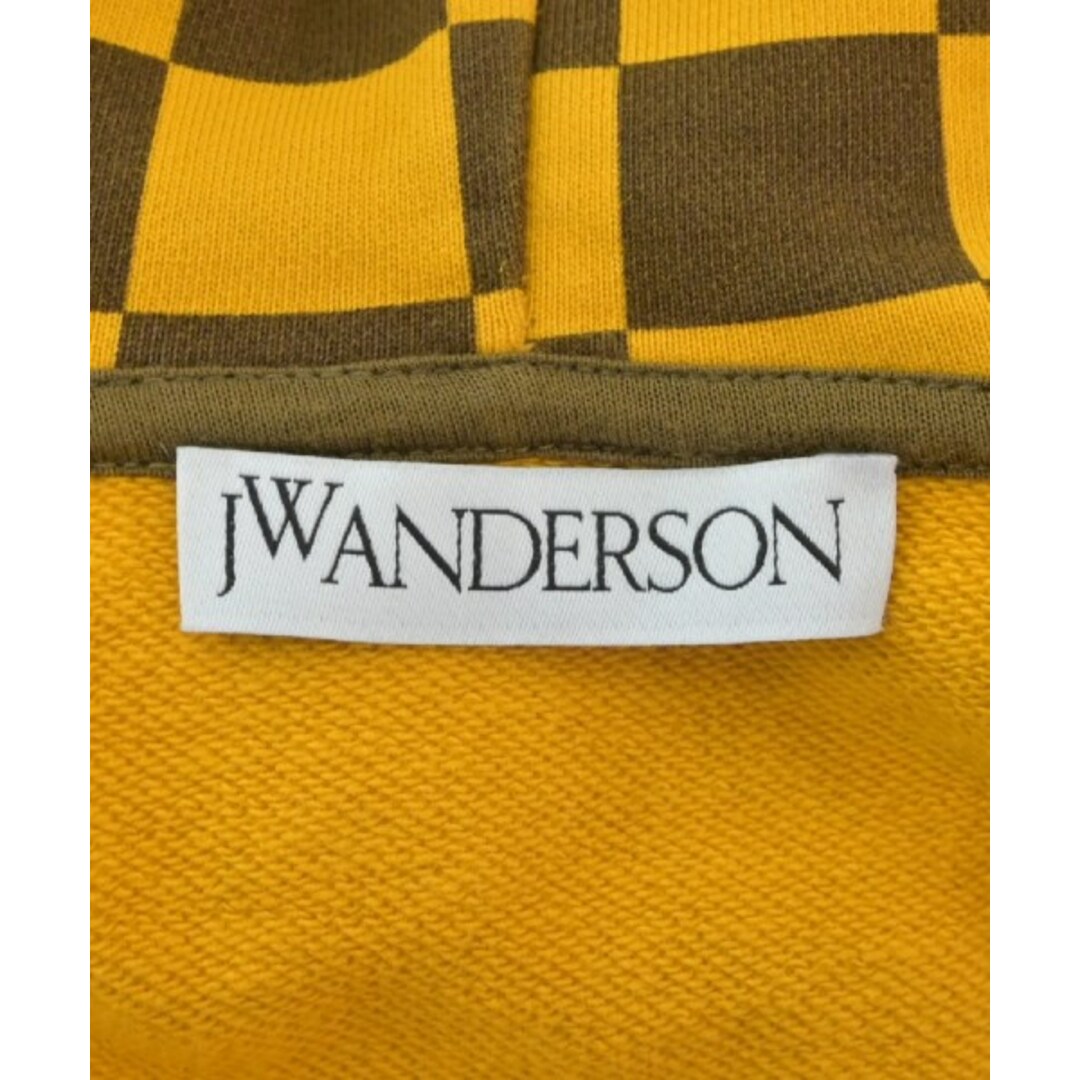 J.W.ANDERSON(ジェイダブリューアンダーソン)のJW Anderson パーカー XL 黄x茶(総柄) 【古着】【中古】 メンズのトップス(パーカー)の商品写真