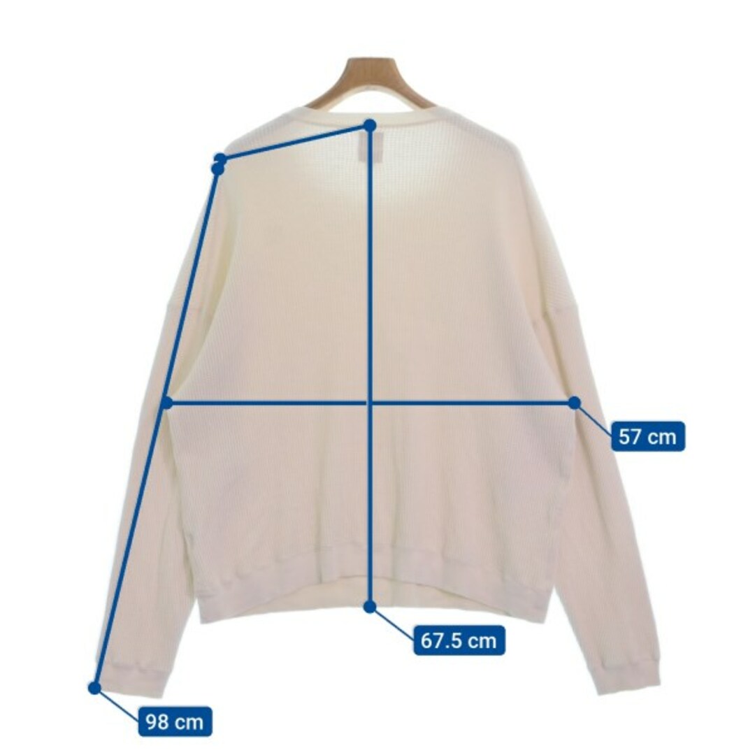 Sanca サンカ Tシャツ・カットソー 3(L位) アイボリー 【古着】【中古】 メンズのトップス(Tシャツ/カットソー(半袖/袖なし))の商品写真