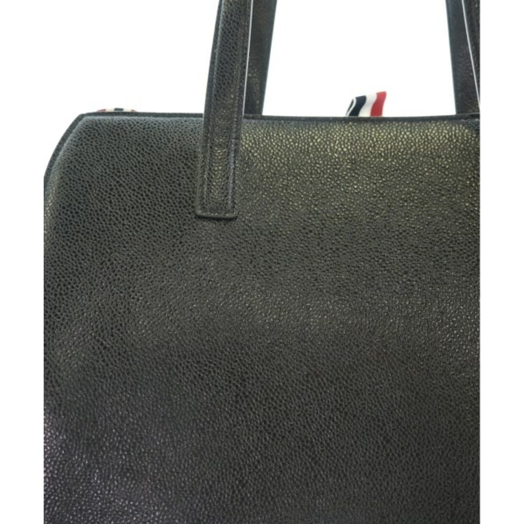 THOM BROWNE - THOM BROWNE トムブラウン トートバッグ - 黒 THOM BROWNE - THOM BROWNE トムブラウン トートバッグ - 黒