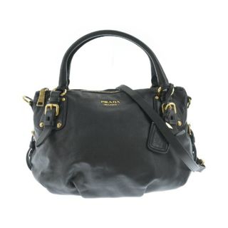 プラダ(PRADA)のPRADA プラダ ハンドバッグ - 黒 【古着】【中古】(ハンドバッグ)