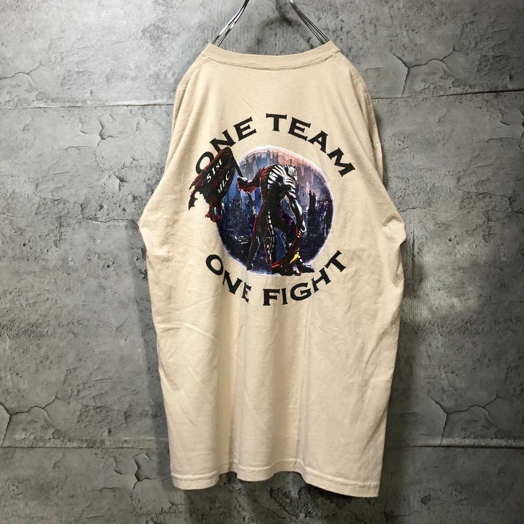 ONE TEAM ONE FIGHT タイガー 虎 キャラクター Tシャツ メンズのトップス(Tシャツ/カットソー(半袖/袖なし))の商品写真