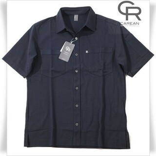 CAREAN キャリーン カノコ素材 半袖ニットシャツ 5L(シャツ)