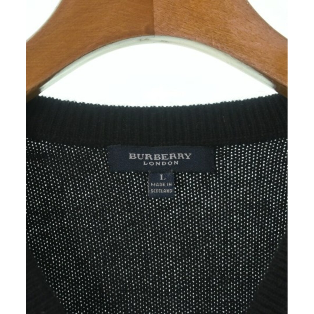 BURBERRY(バーバリー)のBURBERRY バーバリー ニット・セーター L 黒 【古着】【中古】 メンズのトップス(ニット/セーター)の商品写真