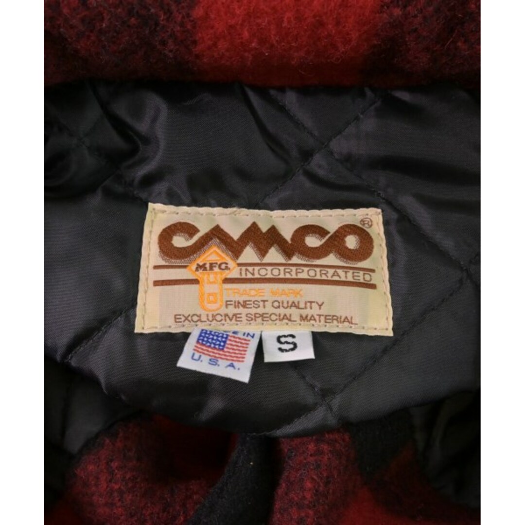 camco(カムコ)のCAMCO カムコ ブルゾン S 赤x黒(チェック) 【古着】【中古】 メンズのジャケット/アウター(その他)の商品写真