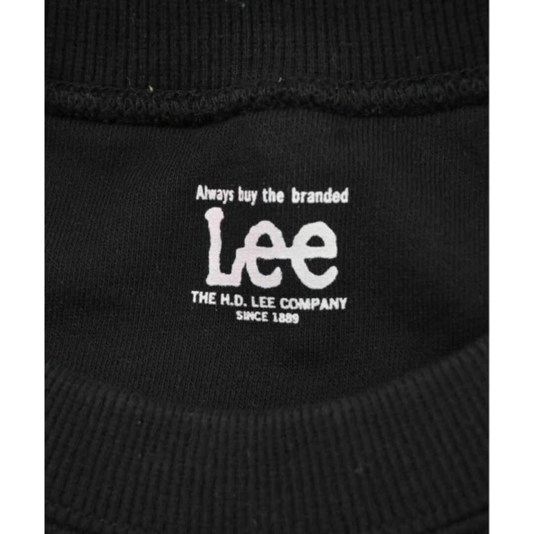 Lee(リー)のLee リー スウェット F 黒 【古着】【中古】 メンズのトップス(スウェット)の商品写真