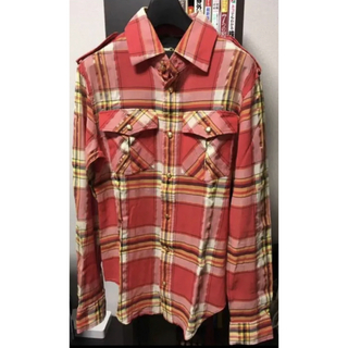DRESSCAMP - ドレスキャンプ　チェックシャツ　赤　ネルシャツ