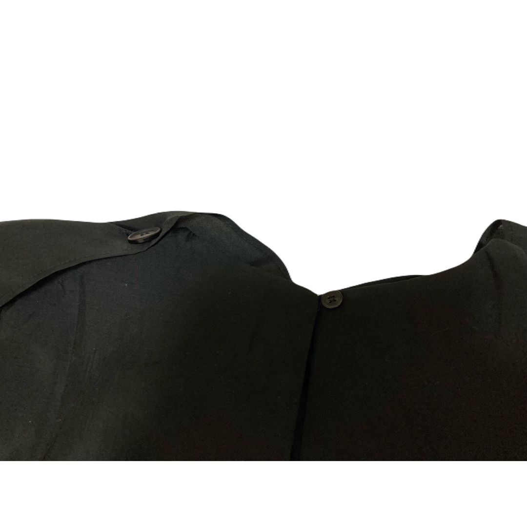 デザインカットソー 黒 スカーフデザイン レディースのトップス(カットソー(長袖/七分))の商品写真