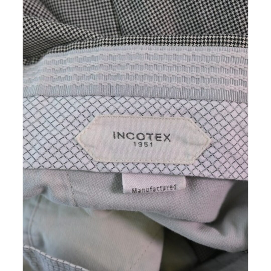 INCOTEX(インコテックス)のINCOTEX インコテックス スラックス 44(S位) グレー(千鳥格子) 【古着】【中古】 メンズのパンツ(スラックス)の商品写真