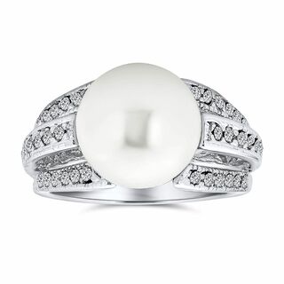 色:WhitePearl_指輪のサイズ:14Bling Jewelry ブリ(その他)