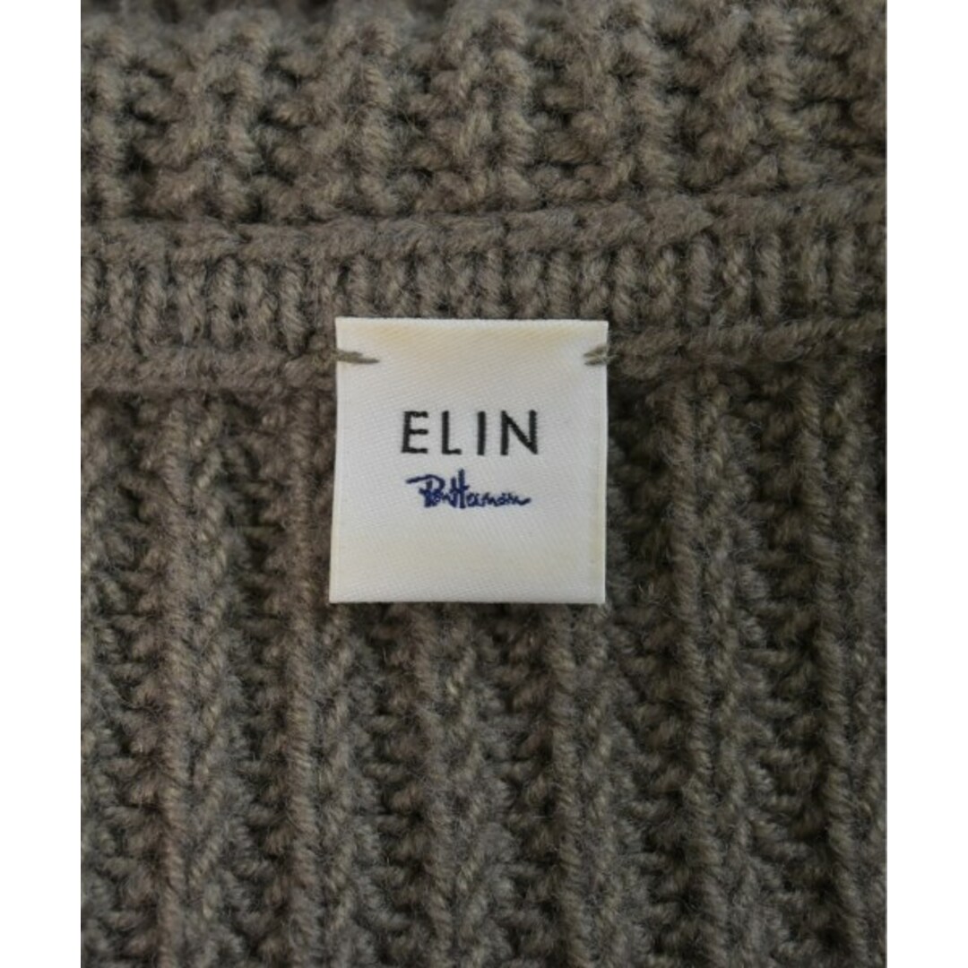 ELIN(エリン)のELIN エリン ニット・セーター 00(XS位) 茶系 【古着】【中古】 レディースのトップス(ニット/セーター)の商品写真