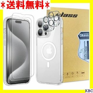 GLASS iPhone 15 Pro 用磁気ケース い クリアケース 141(その他)