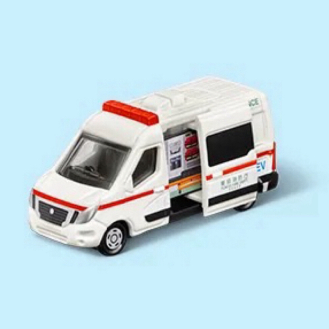 ハッピーセット　トミカ　日産NV400EV 救急車　マクドナルド エンタメ/ホビーのおもちゃ/ぬいぐるみ(ミニカー)の商品写真