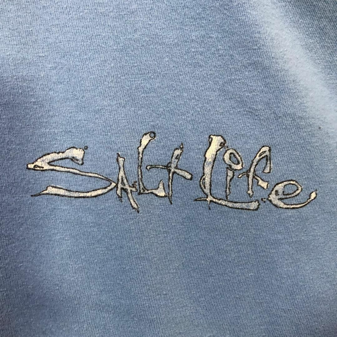 Salt Life 海賊旗 バックプリント USA輸入 ビック Tシャツ メンズのトップス(Tシャツ/カットソー(半袖/袖なし))の商品写真