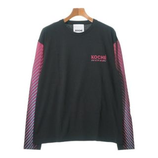 コシェ(KOCHE)のKOCHE コシェ Tシャツ・カットソー M 黒 【古着】【中古】(Tシャツ/カットソー(半袖/袖なし))