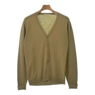 ジョンスメドレー(JOHN SMEDLEY)のJOHN SMEDLEY ジョンスメドレー カーディガン S キャメル 【古着】【中古】(カーディガン)