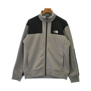 THE NORTH FACE ザノースフェイス スウェット XL グレーx黒 【古着】【中古】(スウェット)