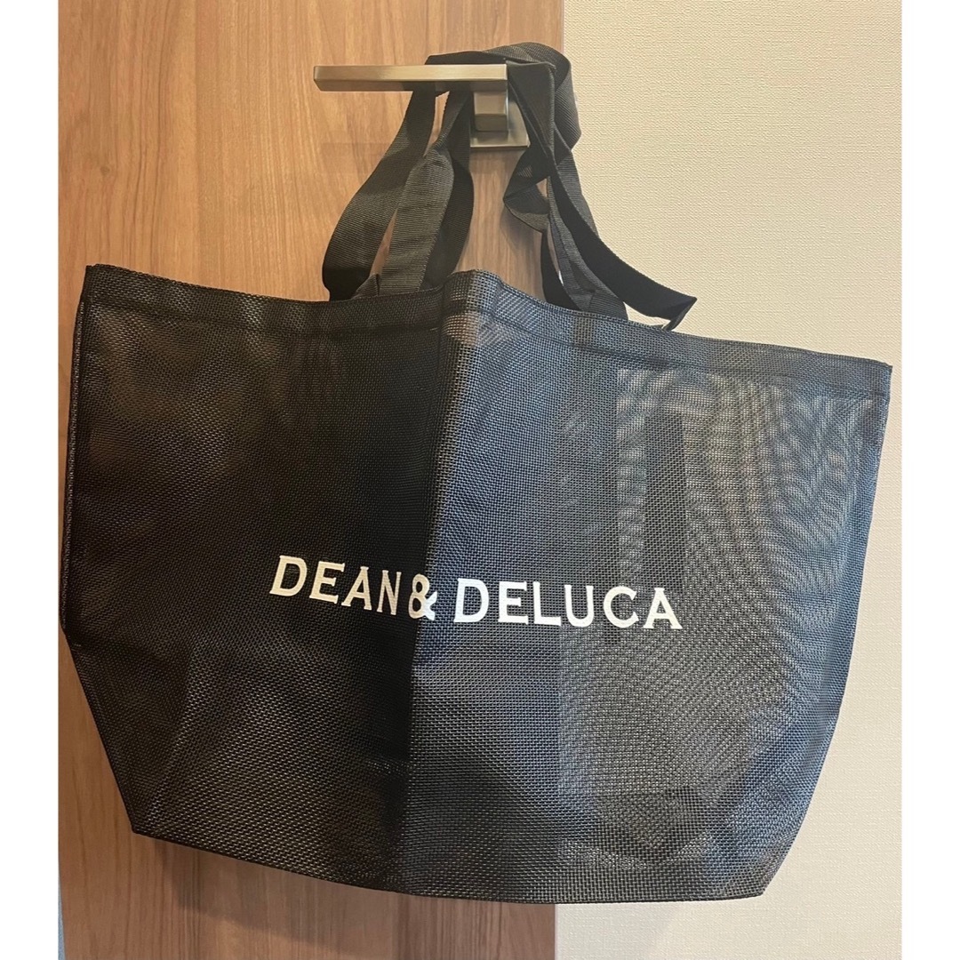 DEAN & DELUCA(ディーンアンドデルーカ)の【新品】DEAN＆DELUCAディーン&デルーカメッシュバックブラックBIG レディースのバッグ(トートバッグ)の商品写真