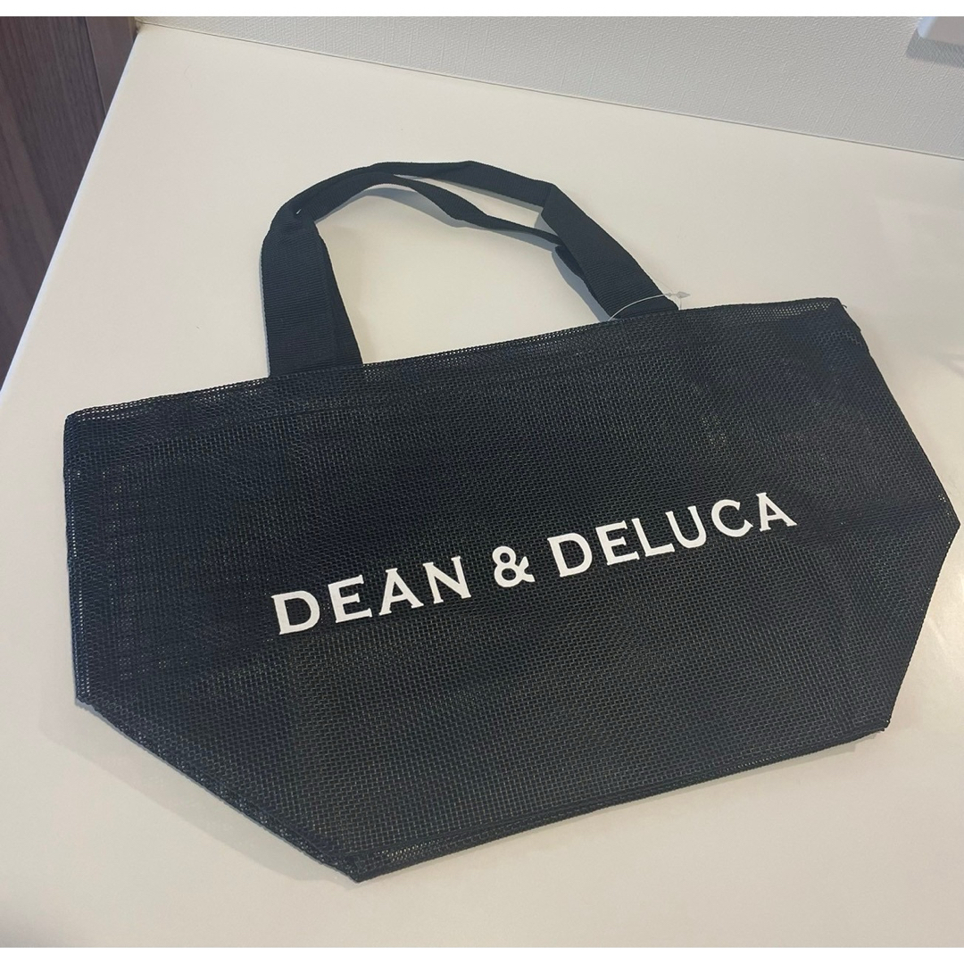 DEAN & DELUCA(ディーンアンドデルーカ)の【新品】DEAN＆DELUCAディーン&デルーカメッシュバックブラックS レディースのバッグ(トートバッグ)の商品写真