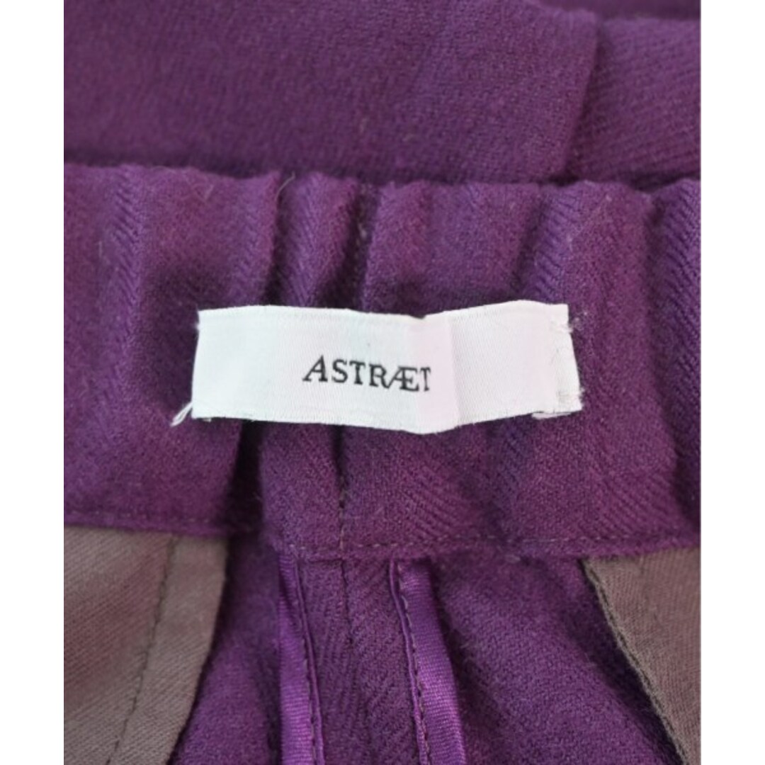 ASTRAET(アストラット)のASTRAET アストラット スラックス 1(S位) 紫 【古着】【中古】 レディースのパンツ(その他)の商品写真