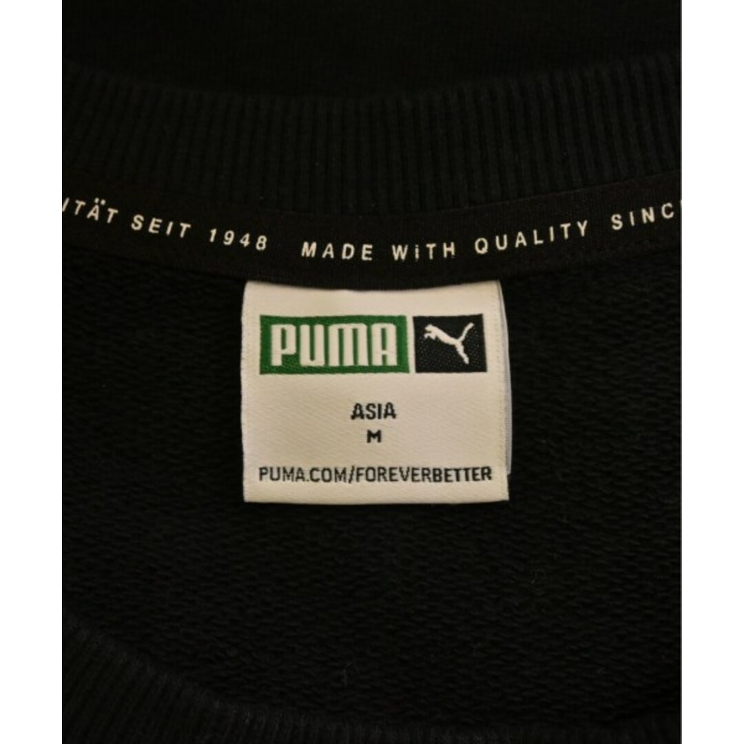 PUMA(プーマ)のPUMA プーマ スウェット M 黒 【古着】【中古】 レディースのトップス(トレーナー/スウェット)の商品写真