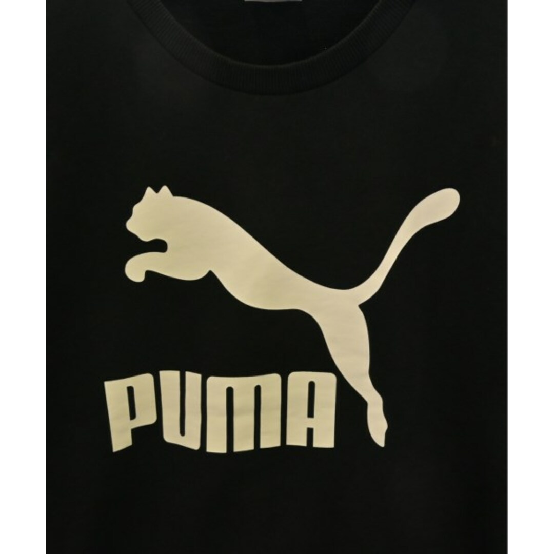 PUMA(プーマ)のPUMA プーマ スウェット M 黒 【古着】【中古】 レディースのトップス(トレーナー/スウェット)の商品写真