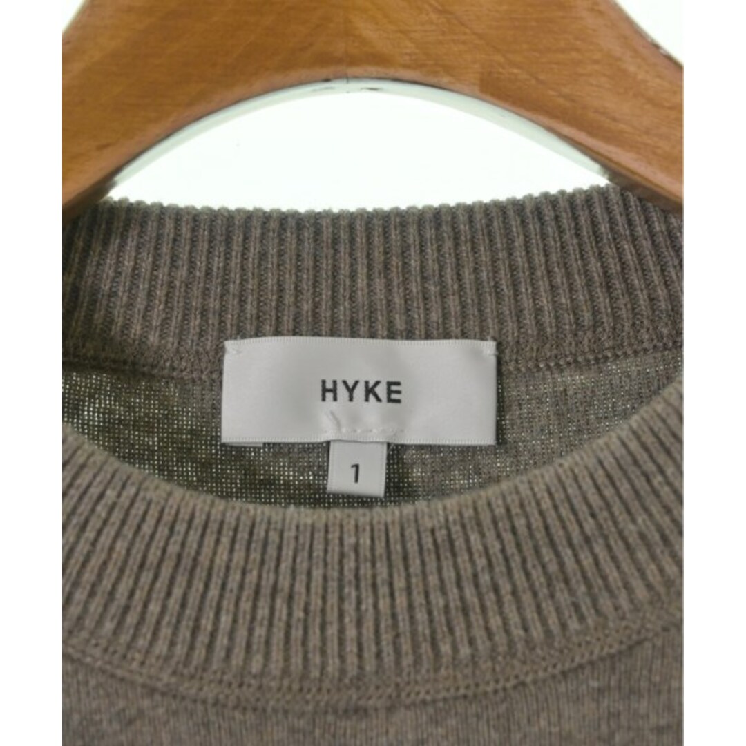 HYKE(ハイク)のHYKE ハイク ニット・セーター 1(S位) グレーベージュ系 【古着】【中古】 レディースのトップス(ニット/セーター)の商品写真