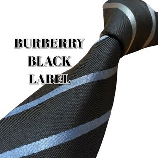 BURBERRY BLACK LABEL - ★BURBERRY BLACK LABEL★　ブラウン系　ストライプ　日本製