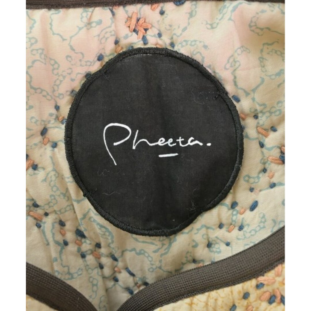 Pheeta(フィータ)のPheeta フィータ ブルゾン（その他） -(M位) ベージュ(総柄) 【古着】【中古】 レディースのジャケット/アウター(その他)の商品写真