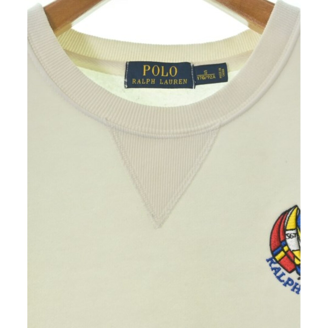 POLO RALPH LAUREN(ポロラルフローレン)のPolo Ralph Lauren ポロラルフローレン スウェット S 白 【古着】【中古】 メンズのトップス(スウェット)の商品写真