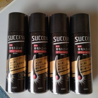 サクセス(SUCCESS（KAO）)のサクセス 薬用育毛トニック 未使用未開封品 4本セット(スカルプケア)