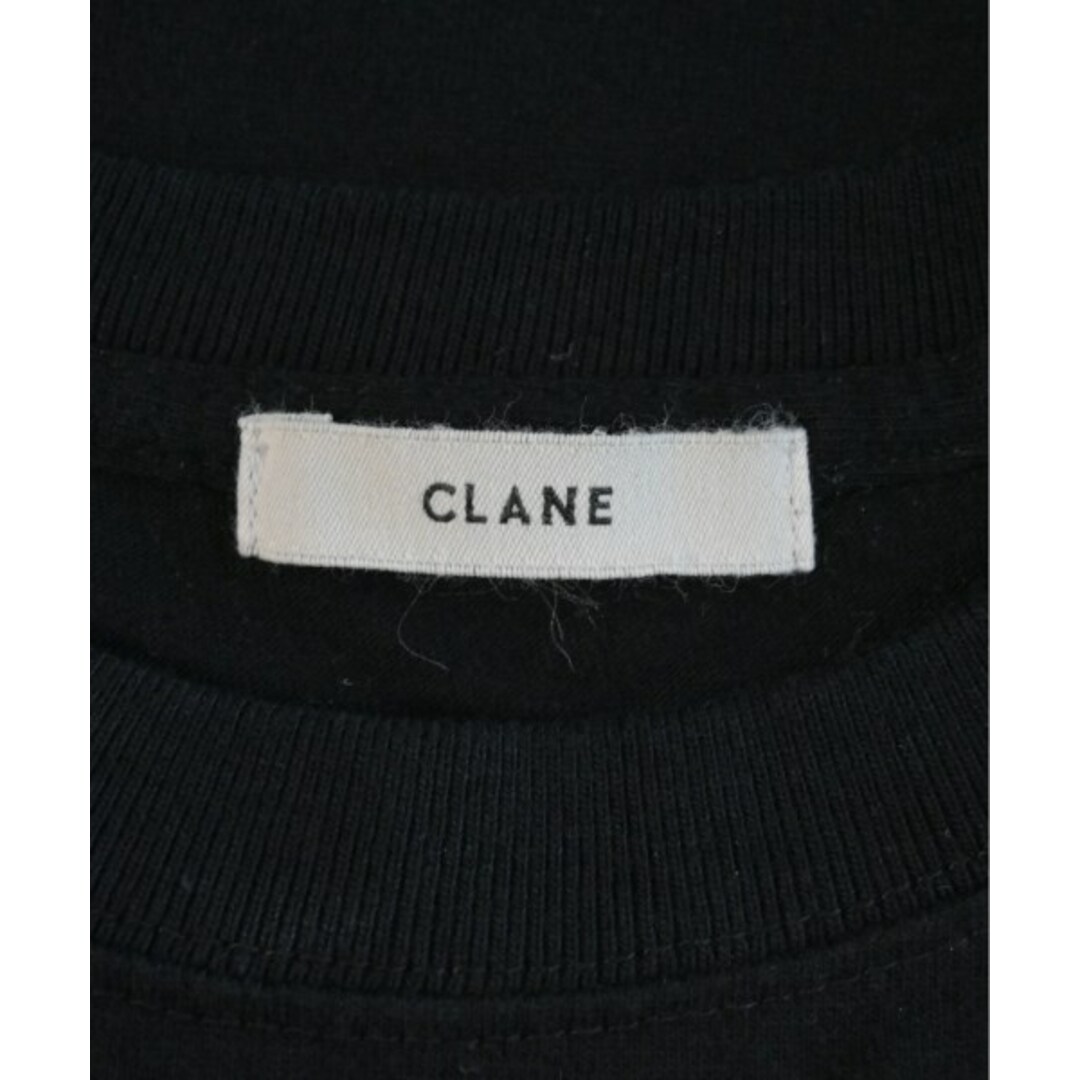 CLANE(クラネ)のCLANE クラネ Tシャツ・カットソー F 黒 【古着】【中古】 レディースのトップス(カットソー(半袖/袖なし))の商品写真