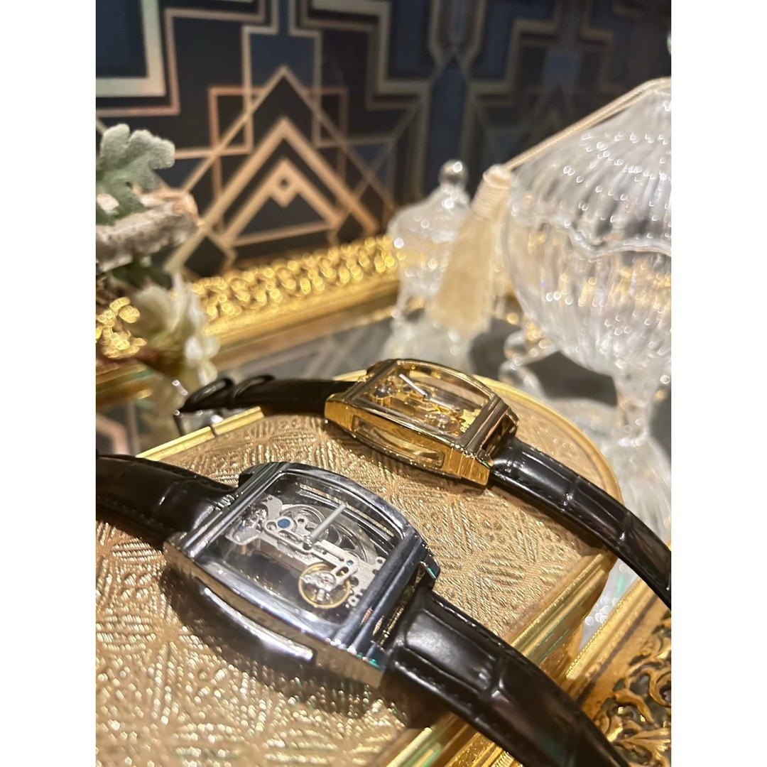 【スケルトンがかわいい】 腕時計 ウォッチ 時計 高級感 かっこいい スケルトン メンズの時計(腕時計(アナログ))の商品写真