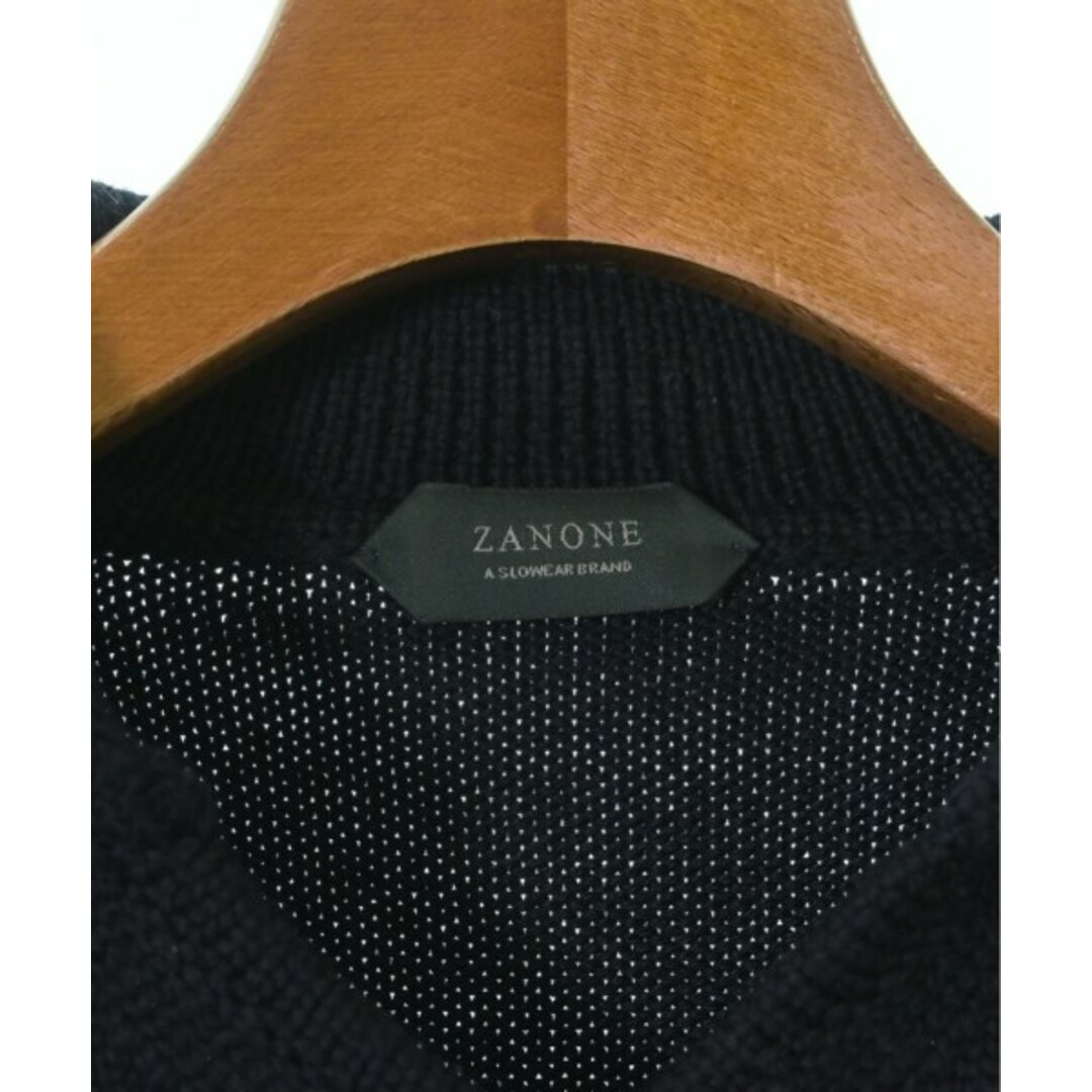 ZANONE(ザノーネ)のZANONE ザノーネ ニット・セーター 44(S位) 紺 【古着】【中古】 メンズのトップス(ニット/セーター)の商品写真