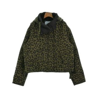 PRADA - PRADA プラダ ブルゾン（その他） 40(M位) カーキx黒(豹柄) 【古着】【中古】